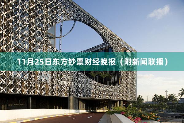 11月25日东方钞票财经晚报（附新闻联播）