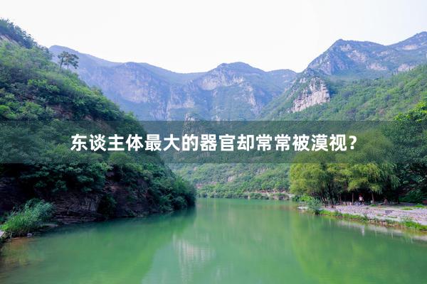 东谈主体最大的器官却常常被漠视？
